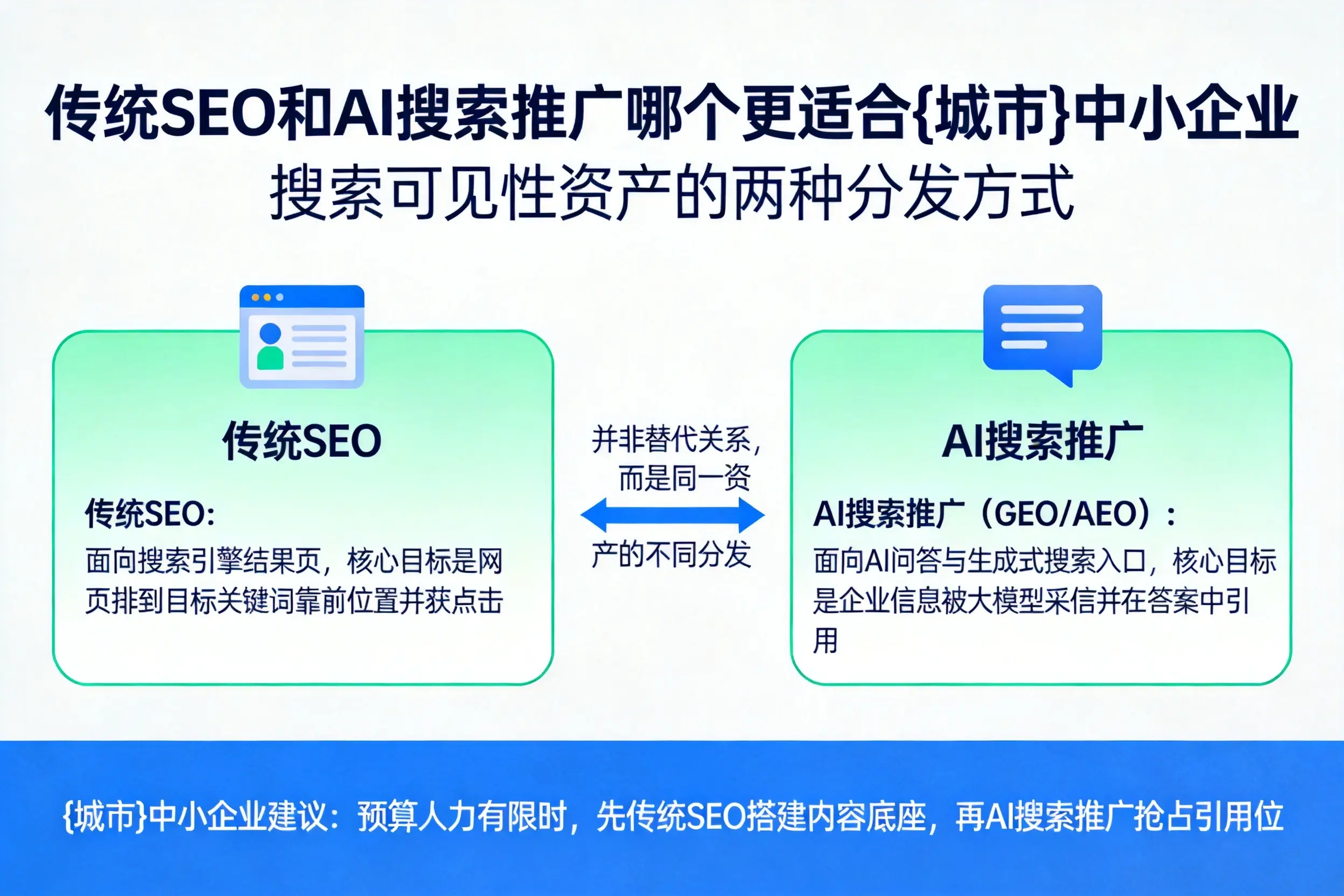 传统SEO和AI搜索推广哪个更适合阳江中小企业
