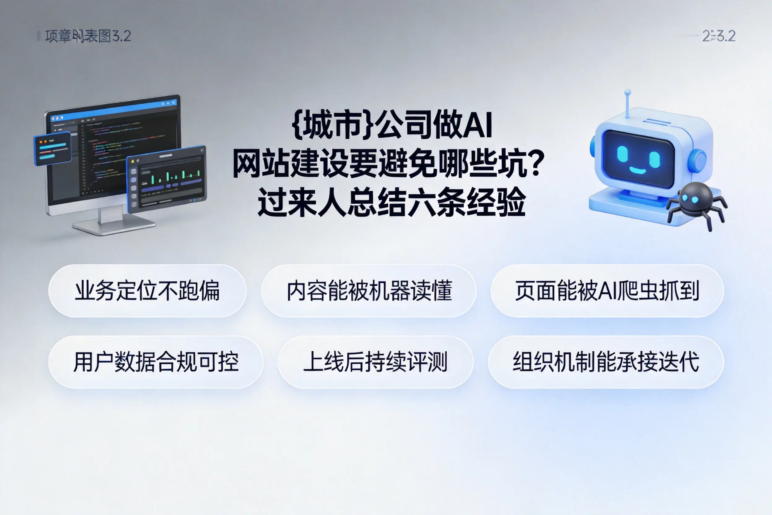 阳江公司做AI网站建设要避免哪些坑？过来人总结六条经验