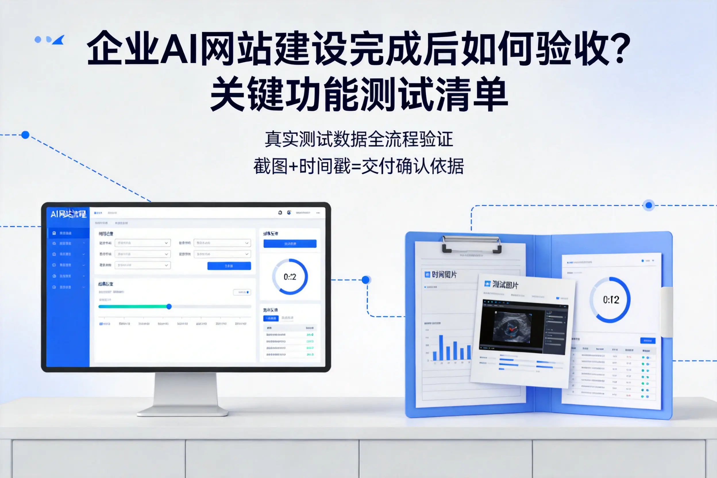 阳江企业AI网站建设完成后如何验收？关键功能测试清单