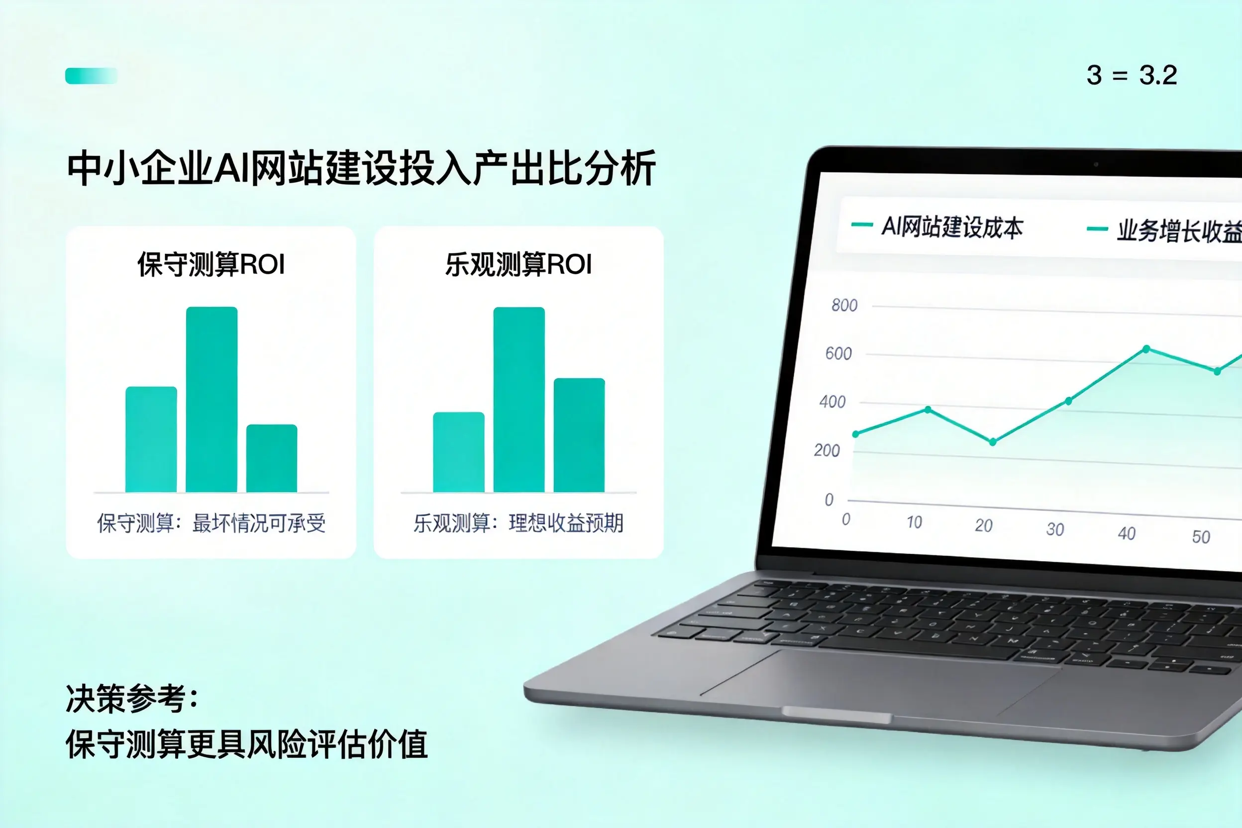 阳江中小企业AI网站建设投入产出比怎么算?先看这份分析