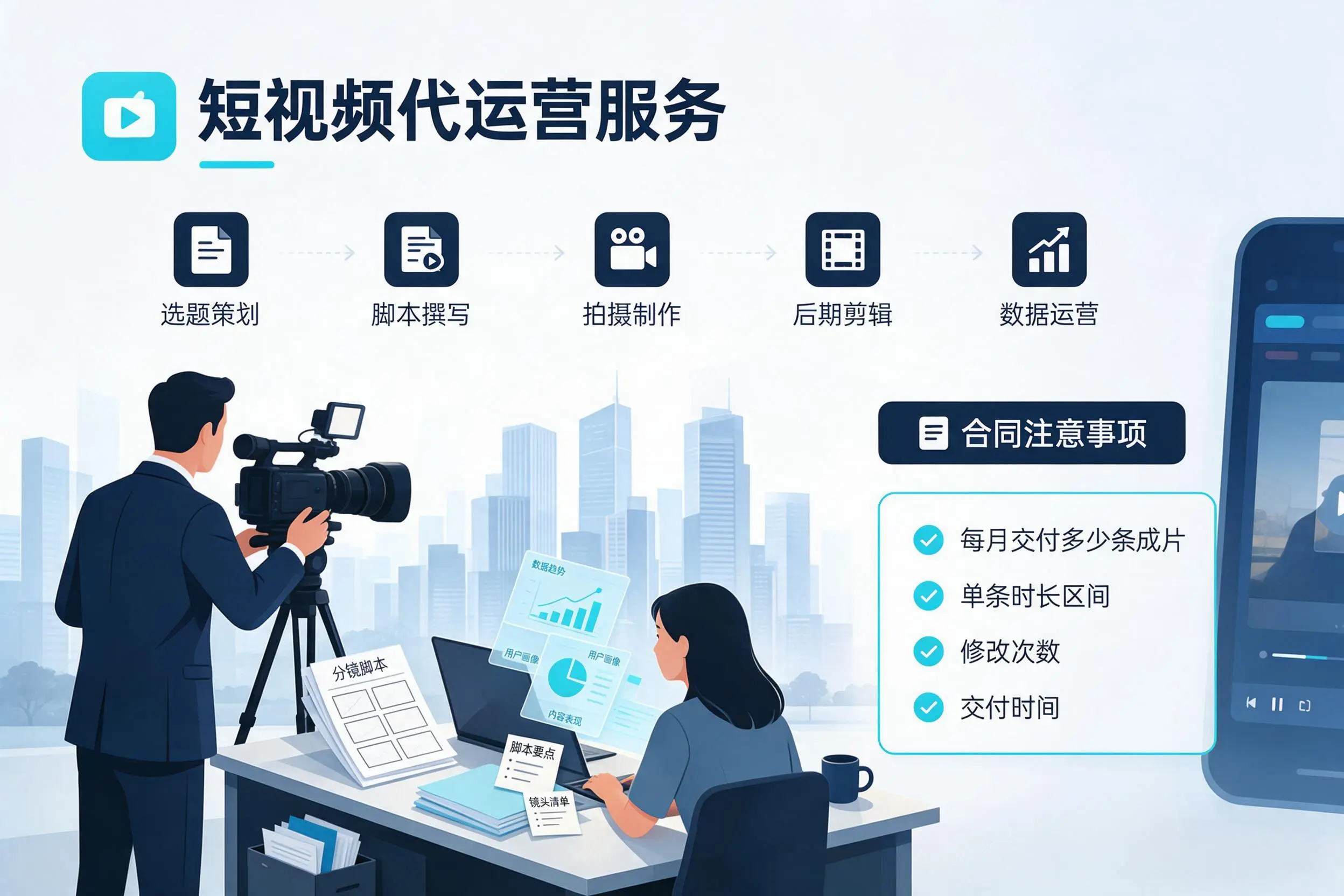 短视频代运营包含哪些服务?阳江企业常见问题科普