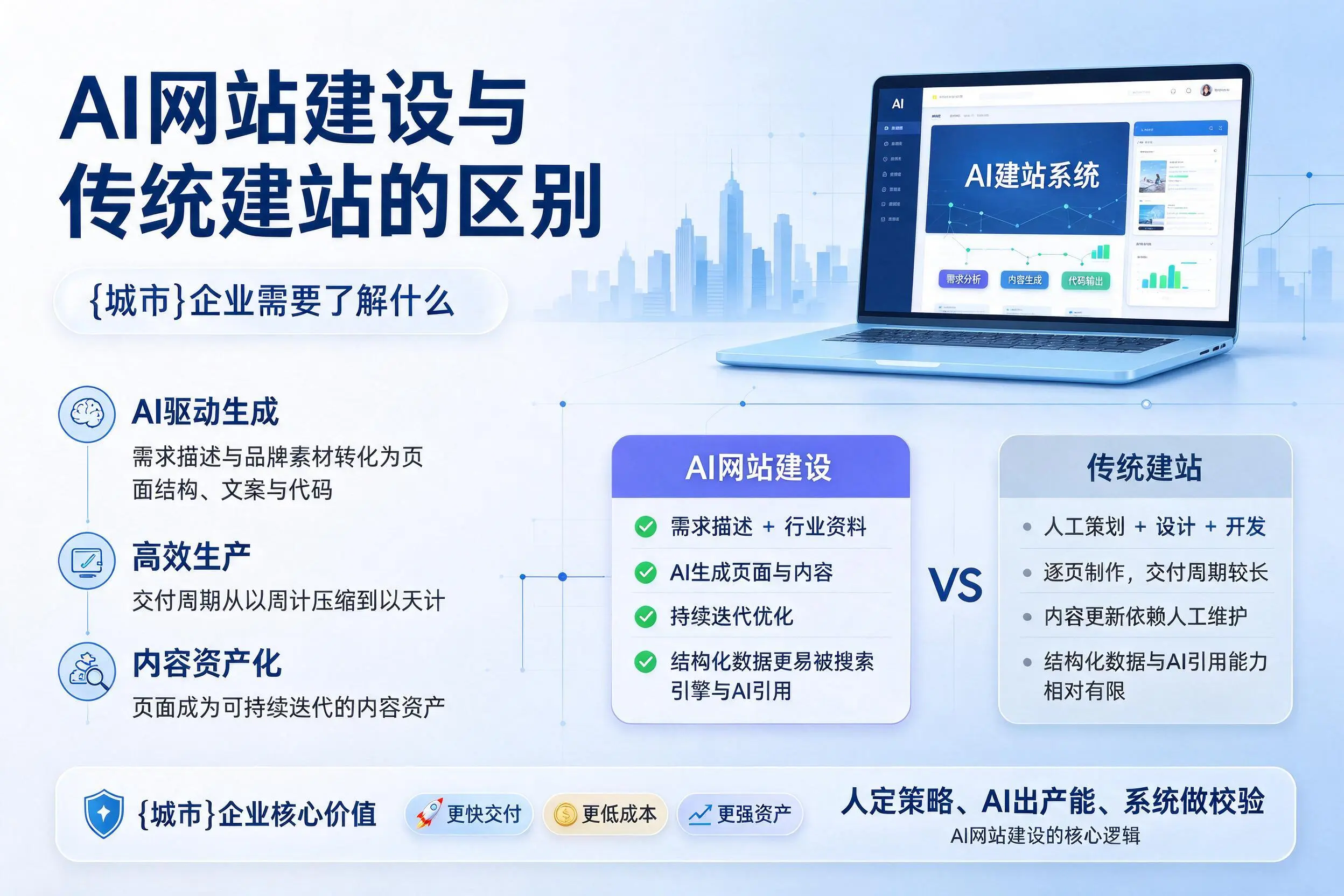 AI网站建设与传统建站的区别,阳江企业需要了解什么