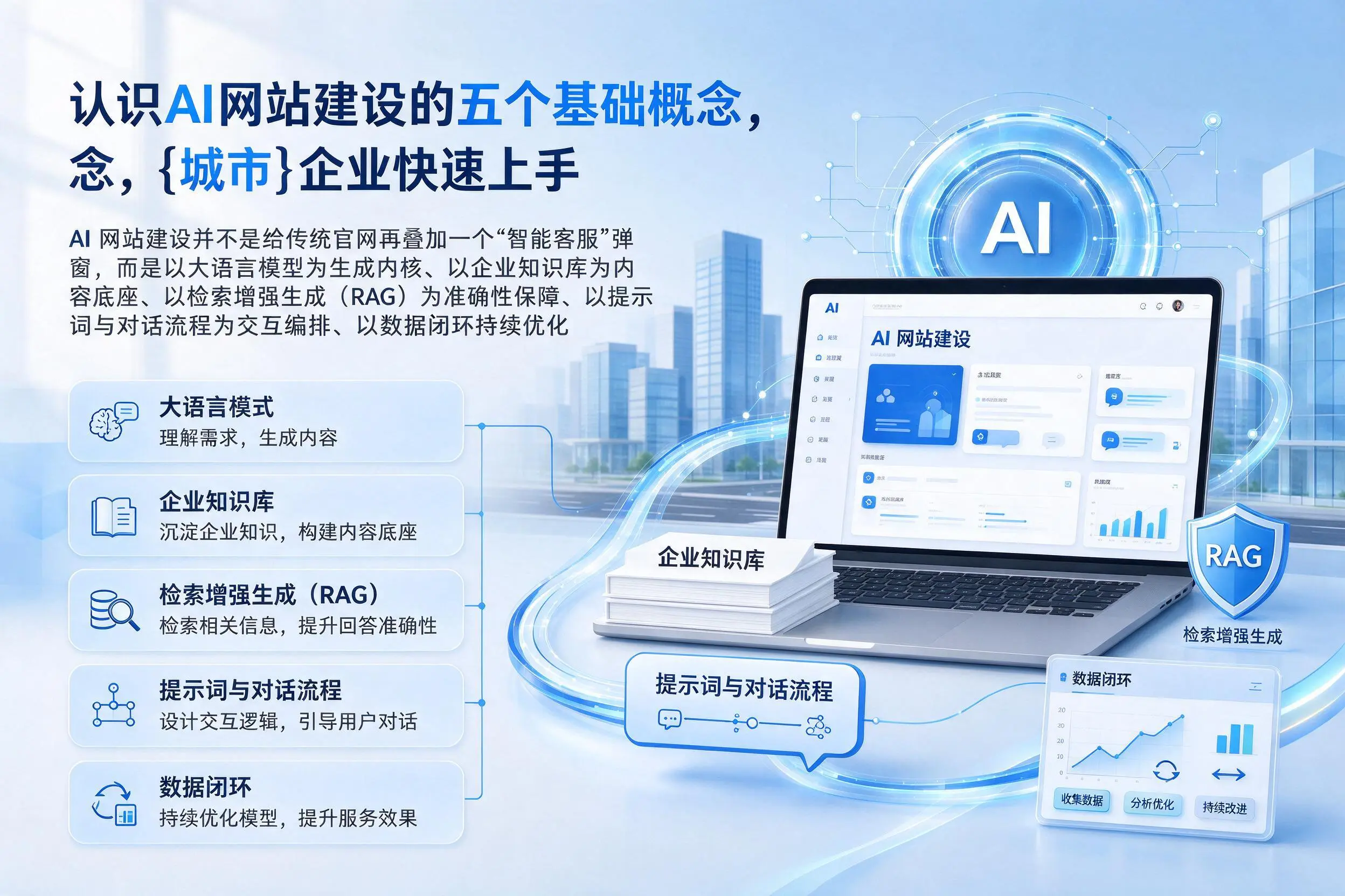认识AI网站建设的五个基础概念，阳江企业快速上手