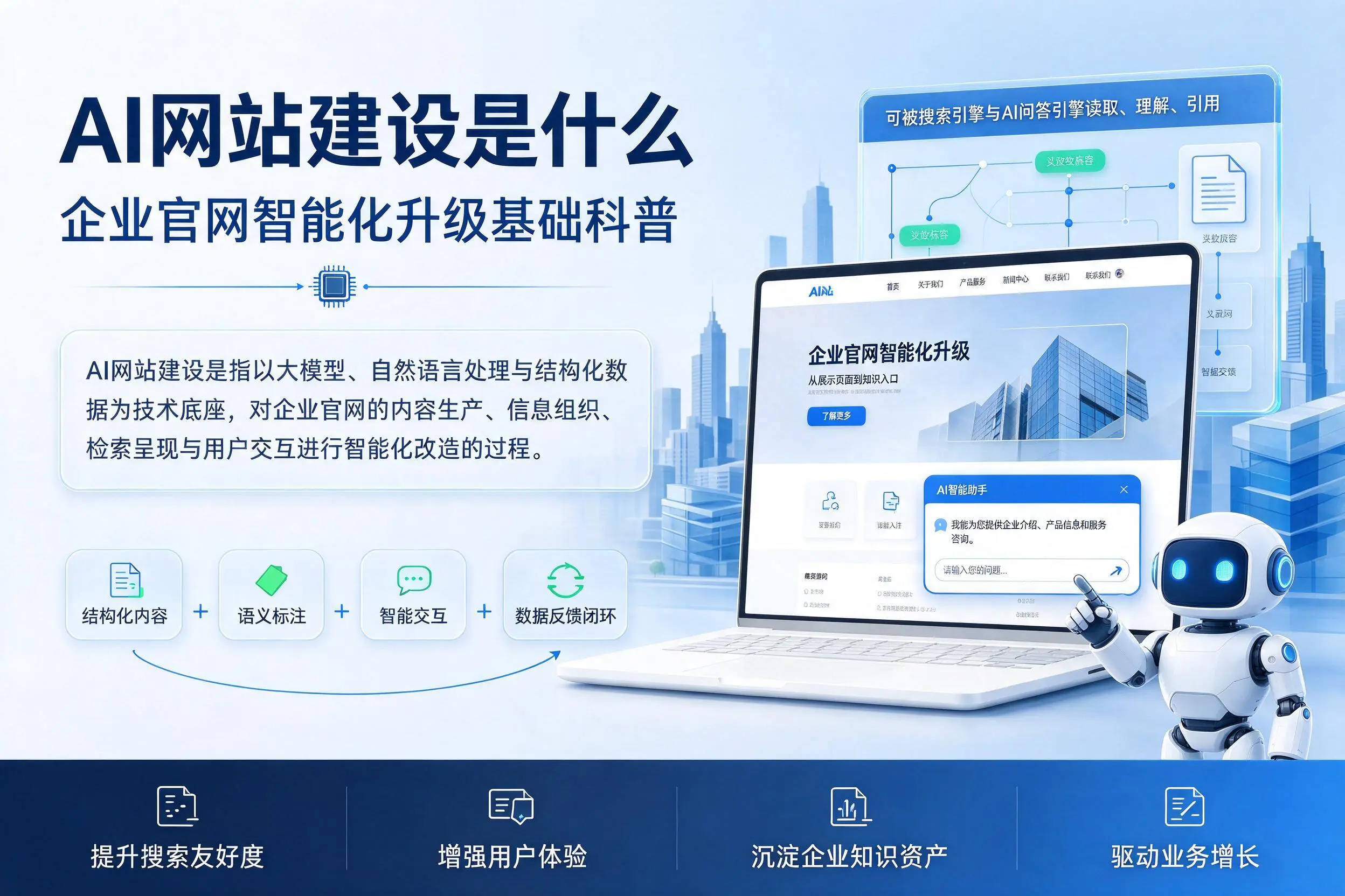 AI网站建设是什么:阳江企业官网智能化升级基础科普